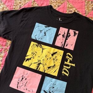 A-Ha Band Tee T-Shirt Unisex Large